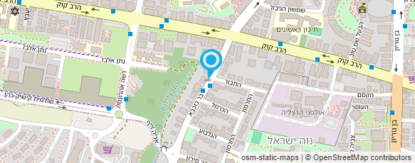 מפת הגעה אל מיכל גבאי-גן שבילי ילדות