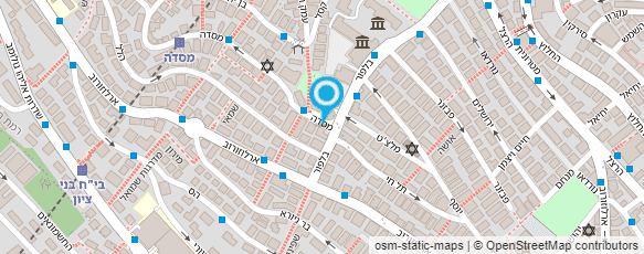 מפת הגעה אל גלריה אמן - הדפסה על קנבס