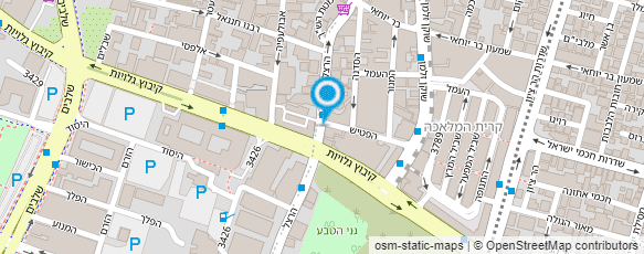 מפת הגעה אל סטודיו למתכת מפת הגעה אל סטודיו למתכת