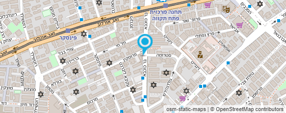 מפת הגעה אל מסעדת בר כוכבא