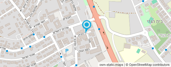 מפת הגעה אל סטודיו מגה דאנס