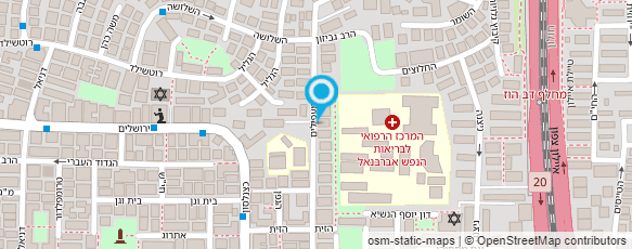 מפת הגעה אל מכלת לב