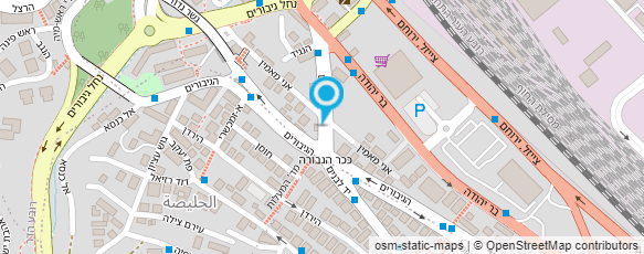 מפת הגעה אל מכולת עבודי