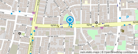 מפת הגעה אל עו"ד עוז סוזי