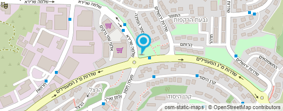 מפת הגעה אל ארומה - אספרסו בר מפת הגעה אל ארומה - אספרסו בר