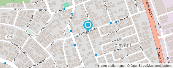 מפת הגעה אל גיטל טיפוח כף הרגל והיד