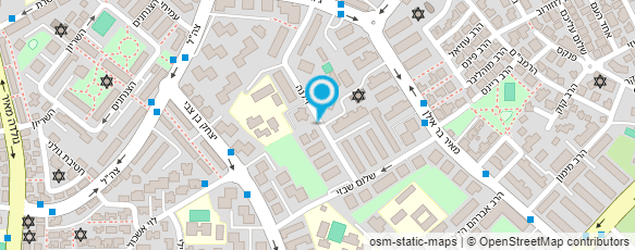 מפת הגעה אל מכולת משאל דוידוב