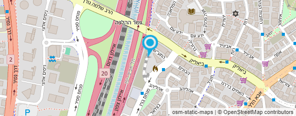 מפת הגעה אל פולידיזיין תל אביב בע"מ