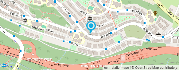 מפת הגעה אל חסד חנה פירות וירקות