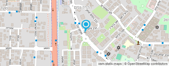 מפת הגעה אל גינון פעמונים