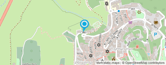 מפת הגעה אל מקווה טהרה לנשים