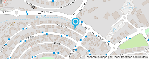 מפת הגעה אל ישיבת זכר יצחק