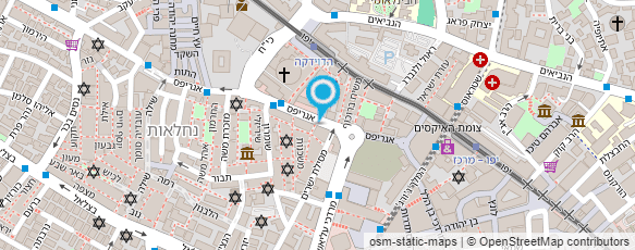 מפת הגעה אל מסעדת חצות