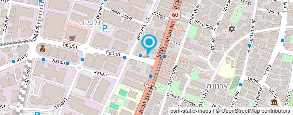 מפת הגעה אל לידר אלעד-חנויות הלבשה