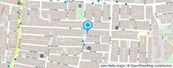 מפת הגעה אל ג'ולי קוסמטיקס Julie Cosmetics