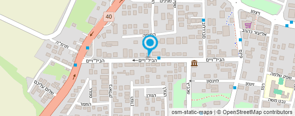 מפת הגעה אל עו"ד נחל אוזלבו