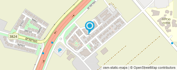 מפת הגעה אל מכללת אחווה הקאמפוס האקדמי