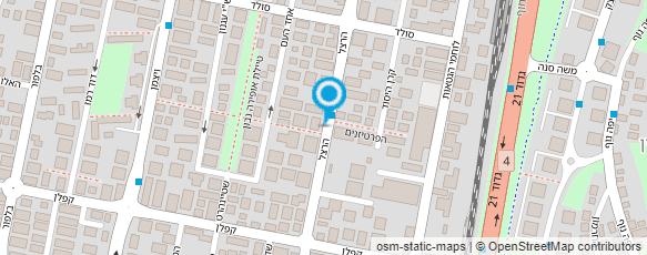 מפת הגעה אל פעוטון הילה של אושר