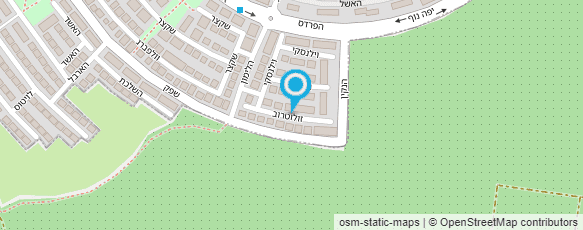 מפת הגעה אל גרגורי אלדרוב-צבתות ומספריים