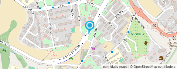 מפת הגעה אל הנקודה הירוקה