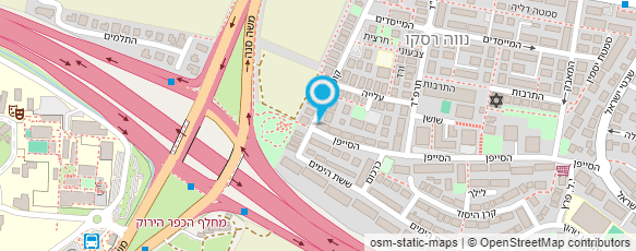 מפת הגעה אל רונה פיסטול עיצוב פנים