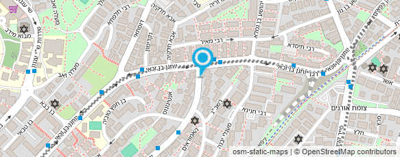 מפת הגעה אל דוד יעקובוב