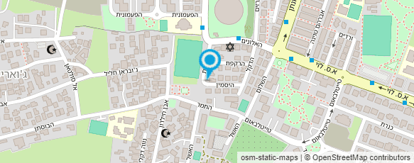 מפת הגעה אל א.ל. אדרי סוככים