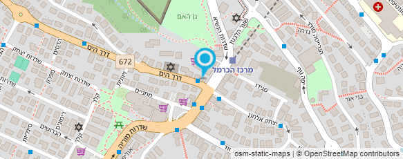 מפת הגעה אל מירון בית מאפה חיפה