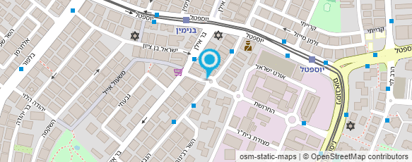 מפת הגעה אל קרן שיש - איפור מקצועי