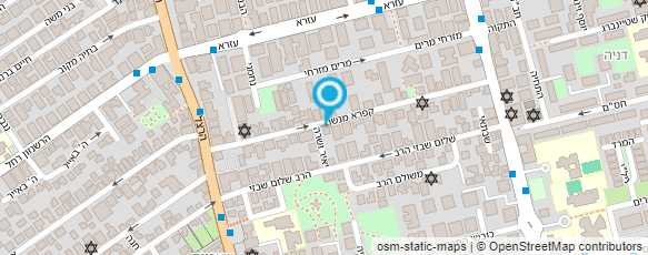 מפת הגעה אל הרב אברהם מרדכי קסטל