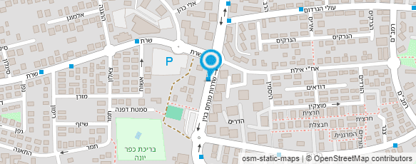 מפת הגעה אל מרכז קהילתי כפר יונה