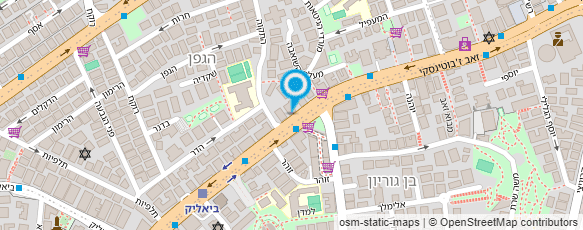 מפת הגעה אל גלידה כמעט חינם