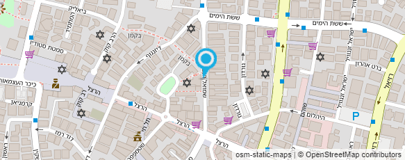 מפת הגעה אל ד"ר ארז עצמון כירופרקטיקה