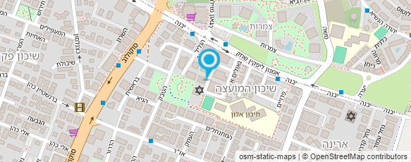 מפת הגעה אל רותי שקד - עיצוב אישי