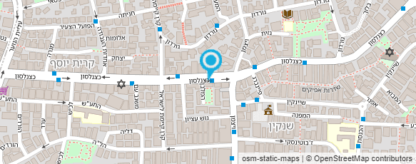 מפת הגעה אל פרגולה בר Pergula Bar