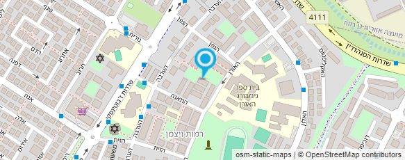 מפת הגעה אל דרך העץ wood way