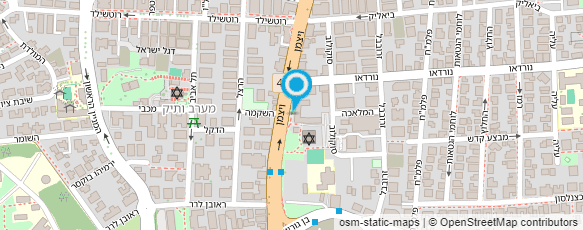 מפת הגעה אל המושבה - פלאפל 4 טעמים