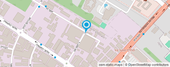 מפת הגעה אל מוסך כהן אבי