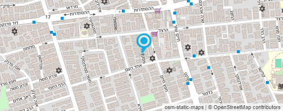 מפת הגעה אל שירותי עזר