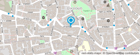 מפת הגעה אל עו"ד כץ איתמר