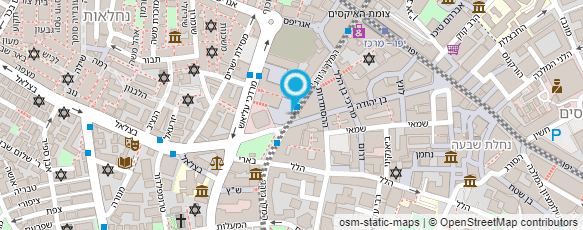 מפת הגעה אל סיטי סנטר - city center