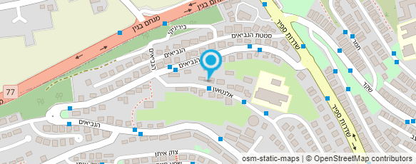 מפת הגעה אל יהודית עיצוב גבות