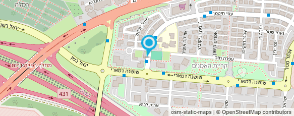 מפת הגעה אל עיצוב שיער שמוליק