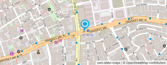 מפת הגעה אל דן חברה לתחבורה ציבורית בע"מ