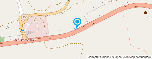 מפת הגעה אל חאן ארץ המרדפים