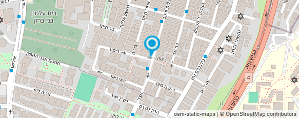 מפת הגעה אל דן חברה לתחבורה ציבורית בע"מ