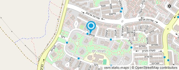 מפת הגעה אל אסנת שריקי עיצוב גבות