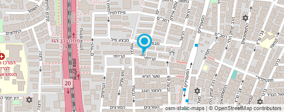 מפת הגעה אל א. וייגמן עבודות גמר