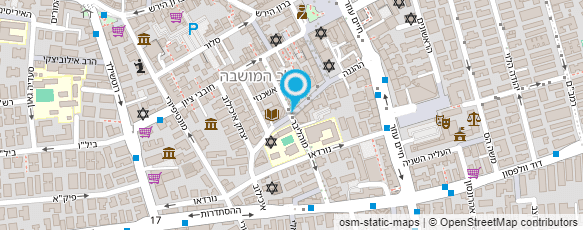 מפת הגעה אל עו"ד נפתלי (ניב) שרף