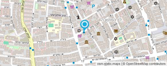מפת הגעה אל דן חברה לתחבורה ציבורית בע"מ